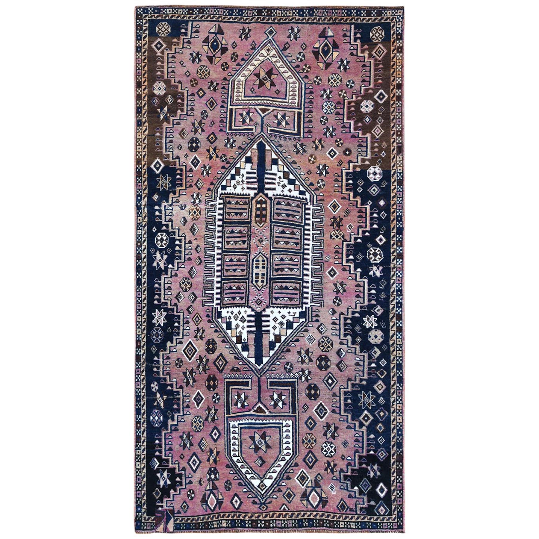 Overdyed & Vintage Rugs LUV549918
